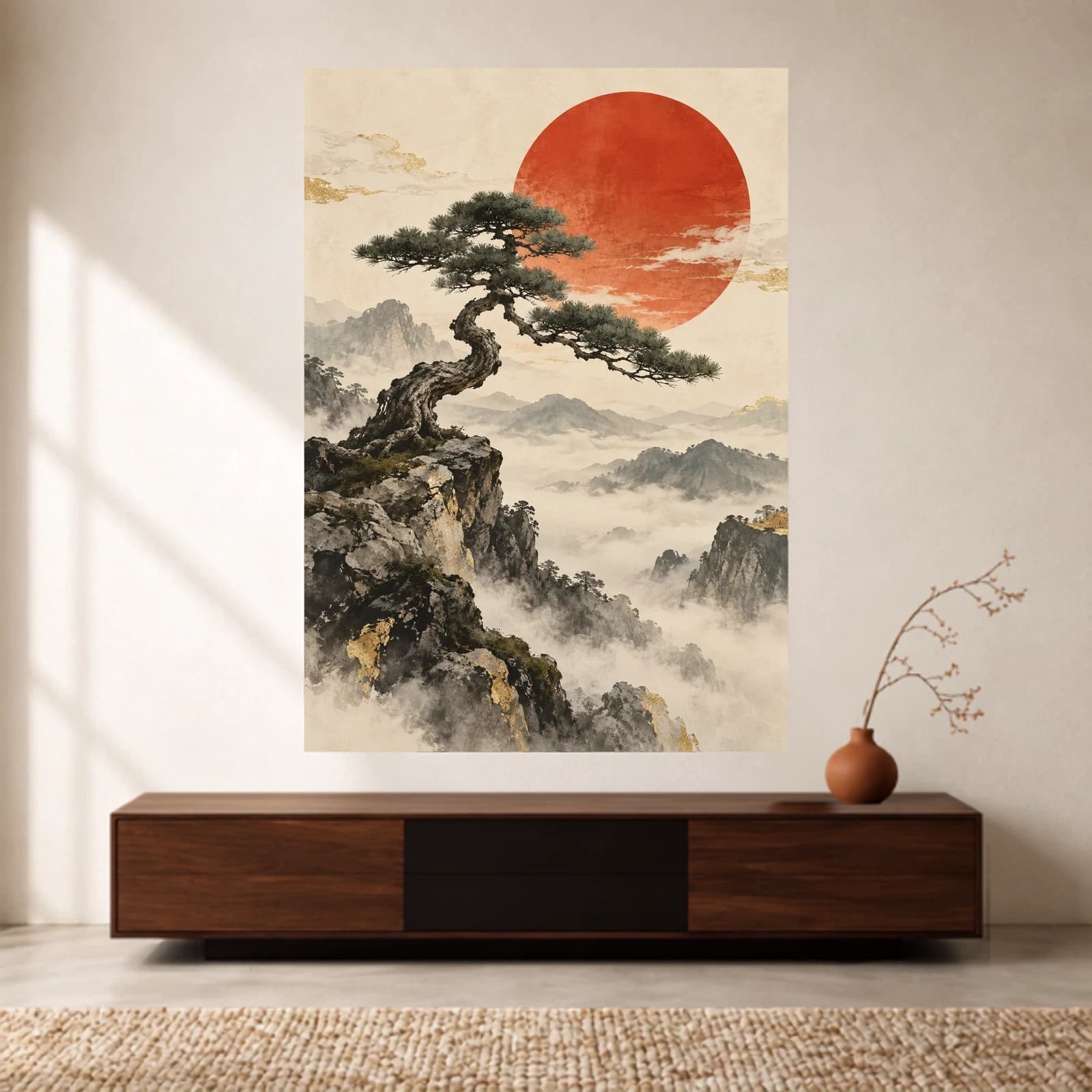 Vermilion Pine paper print
