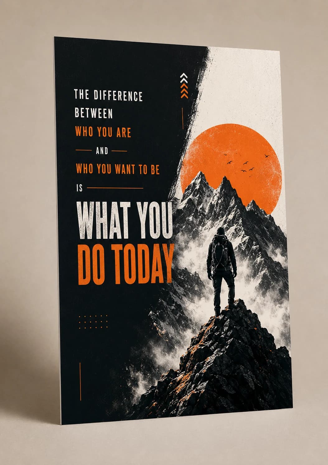 What You Do Today paper print