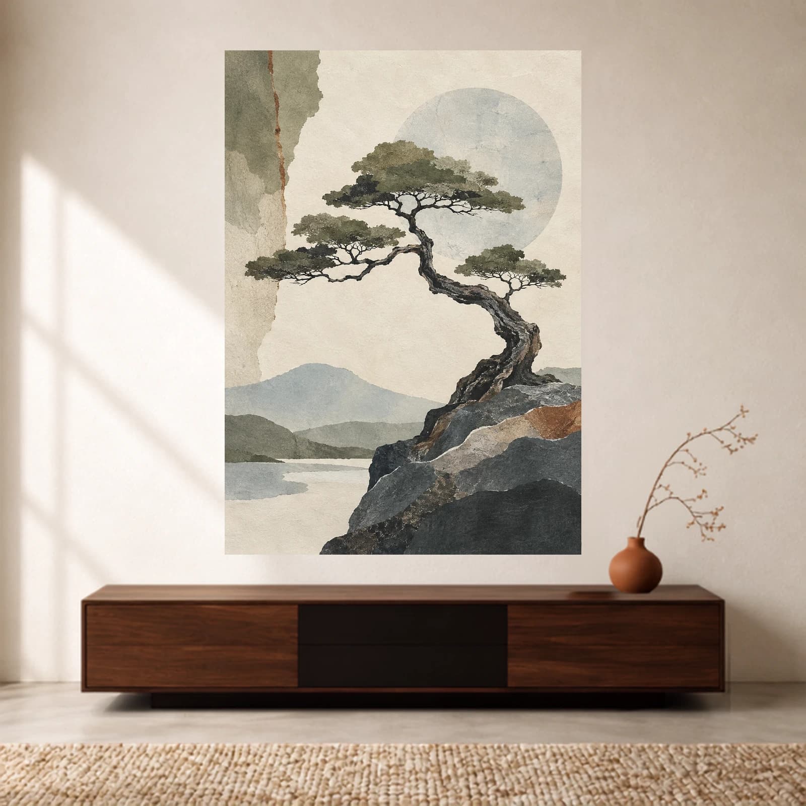 Windswept Bonsai paper print