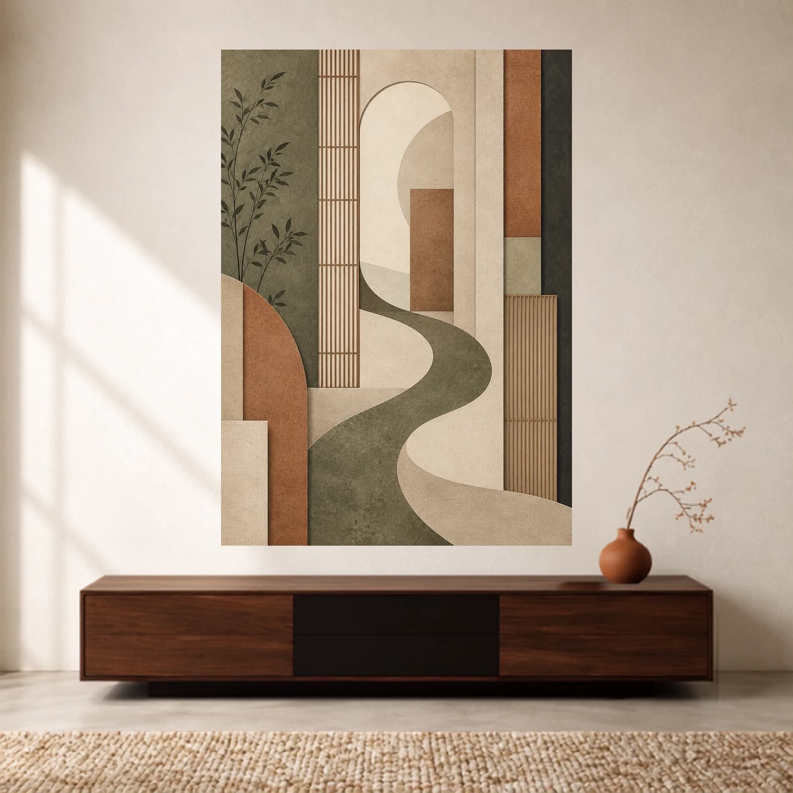 Zen Archway paper print