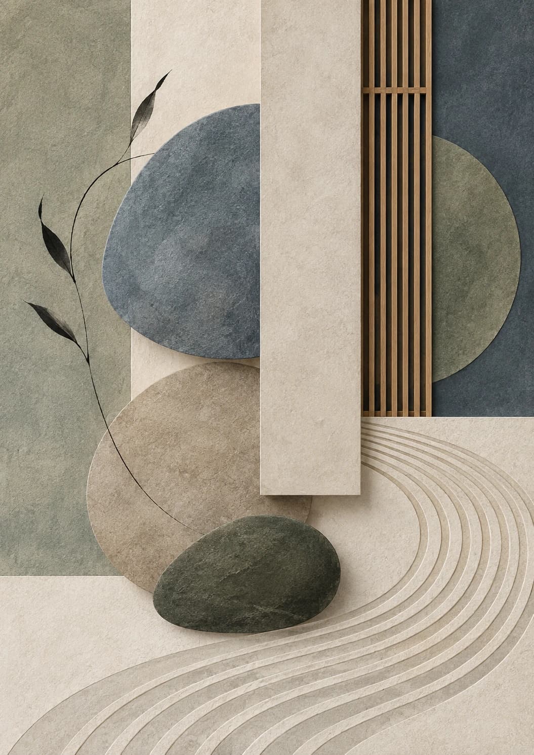 Zen Stone Garden