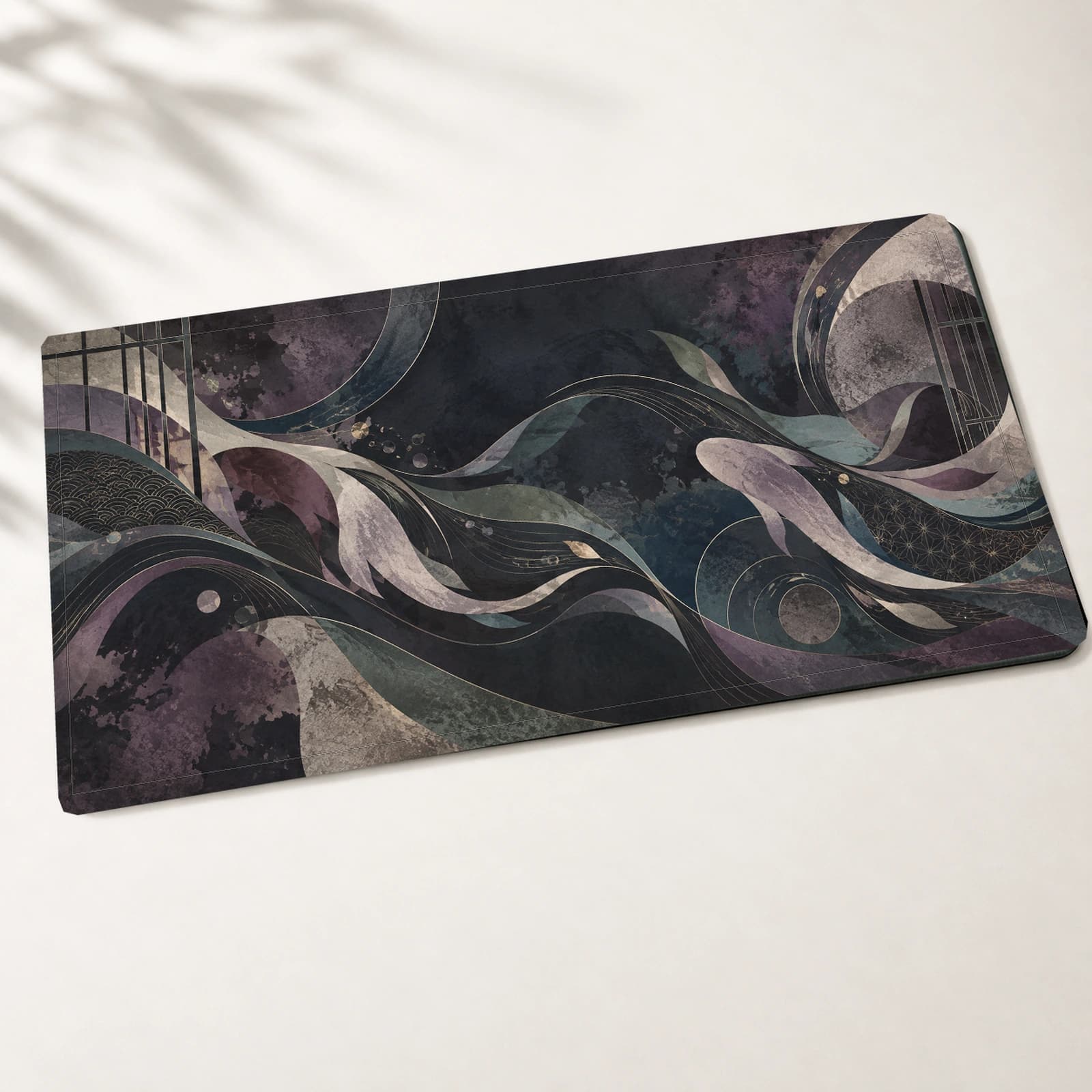 Nocturne Currents Desk Mat