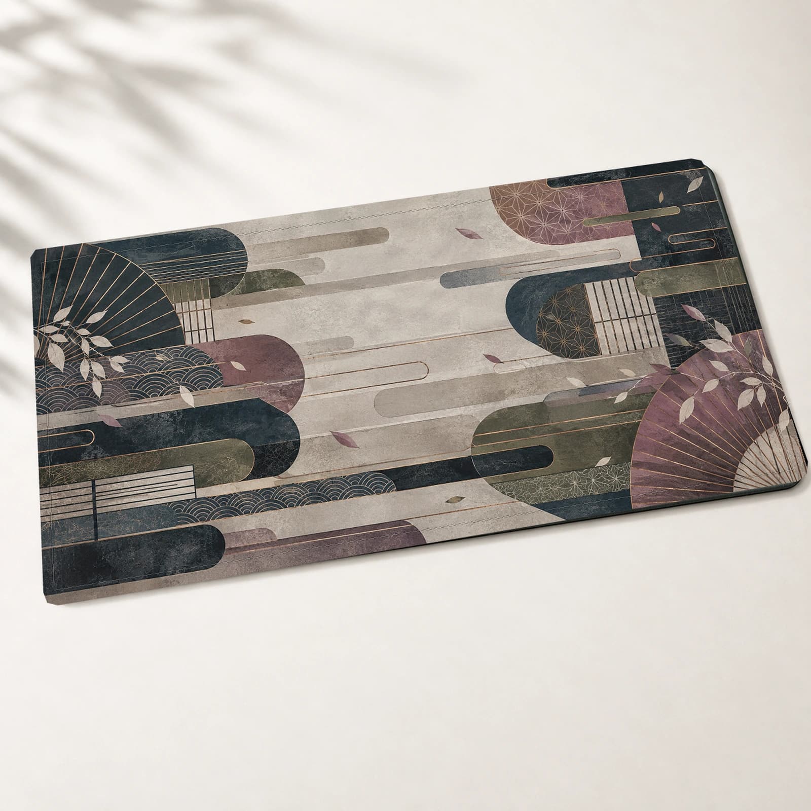 Paper Fan Drift Desk Mat