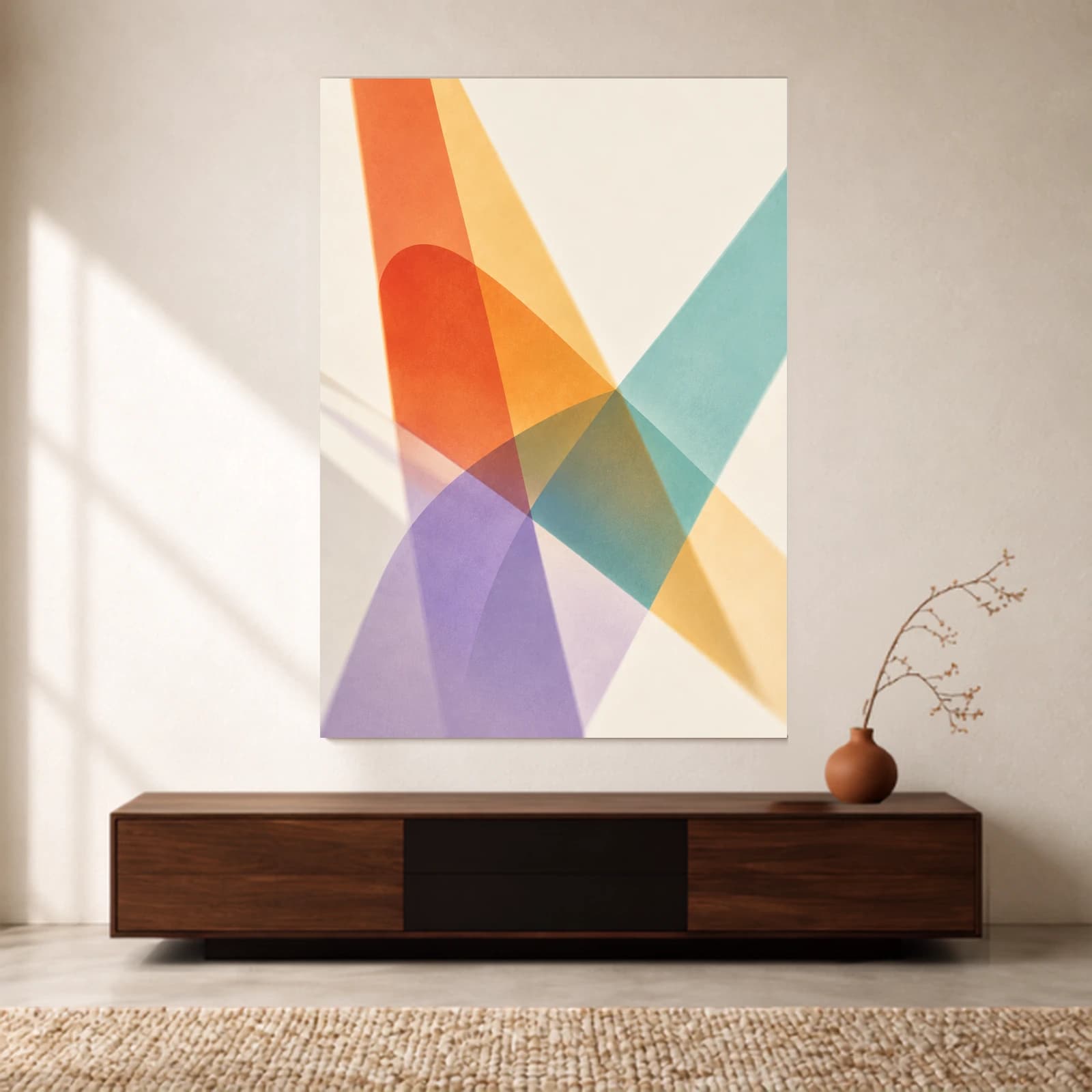Colour Fall paper print