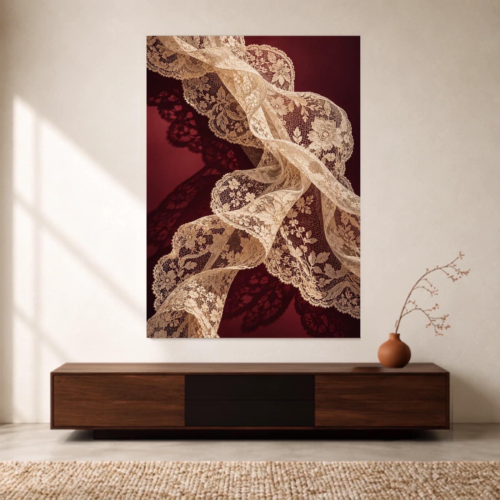 Lace & Shadow paper print