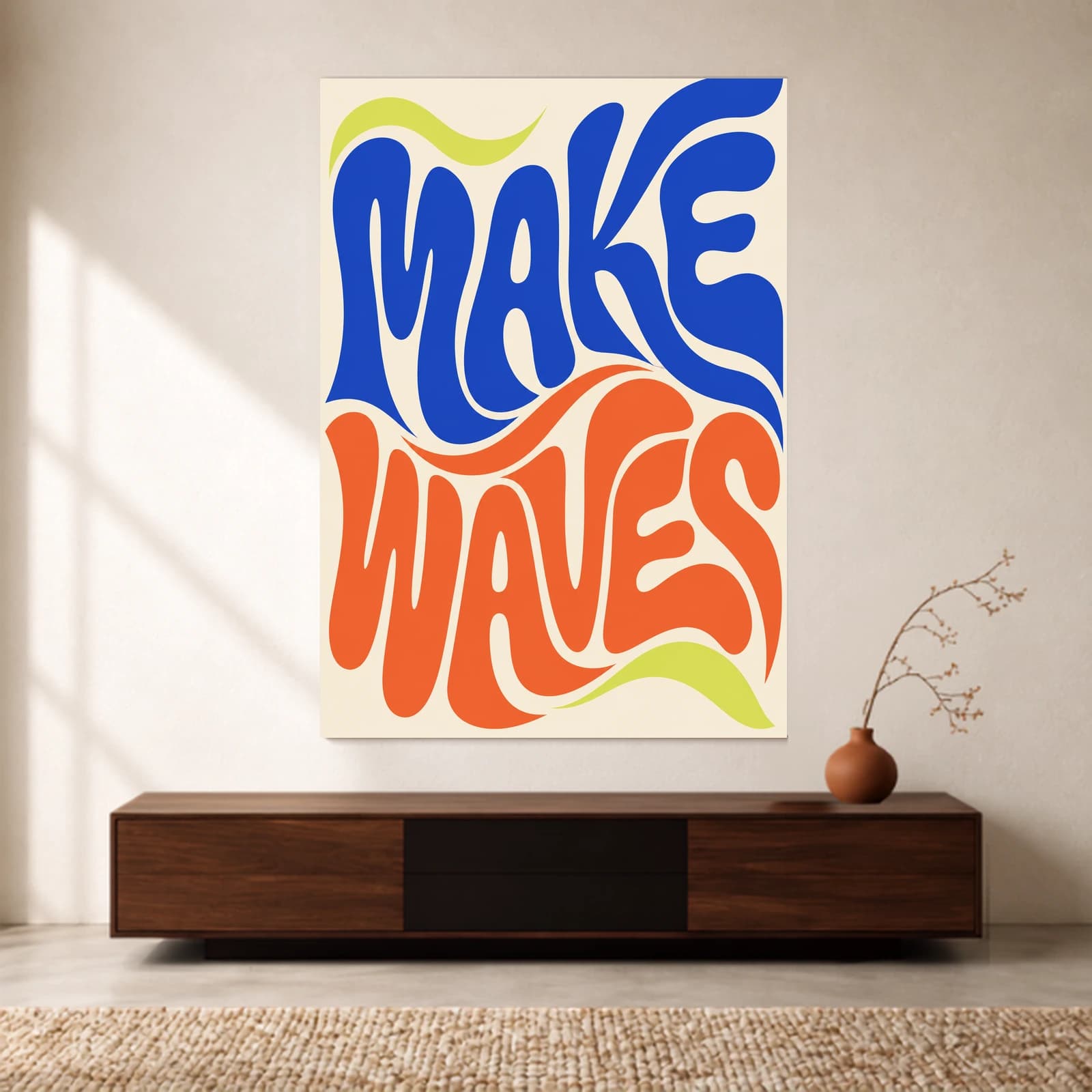Make Waves paper print