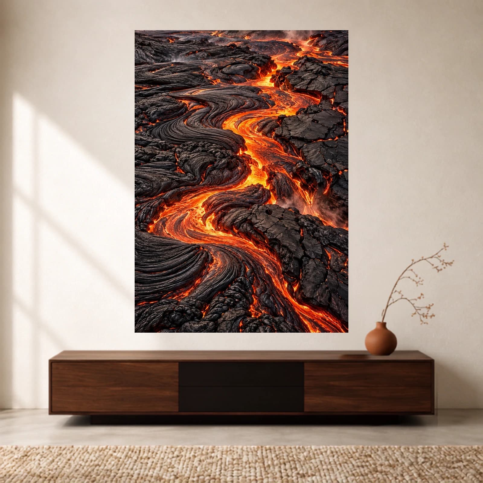 Molten River paper print