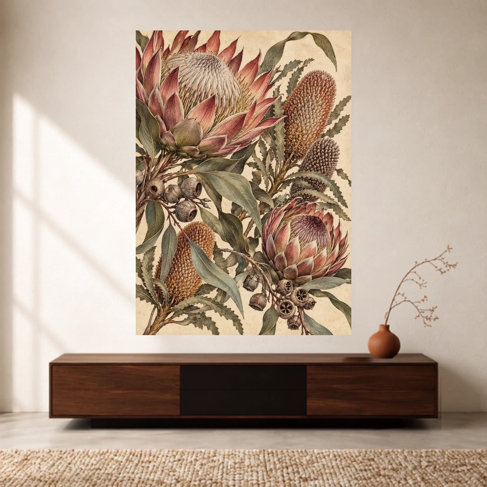 Protea Sentinel paper print