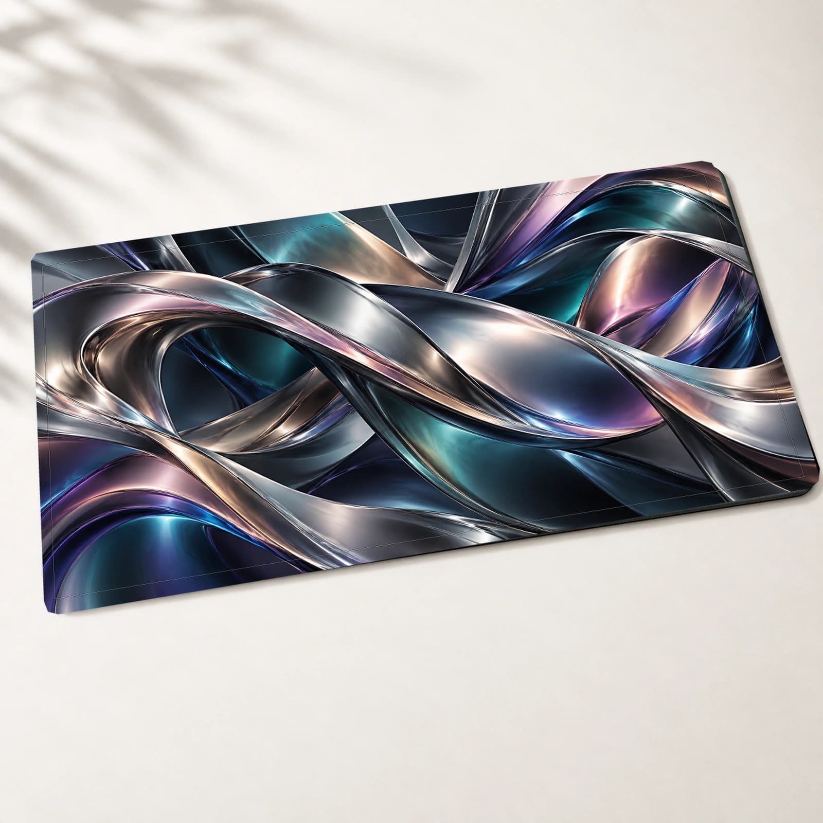 Chrome Ribbon Desk Mat
