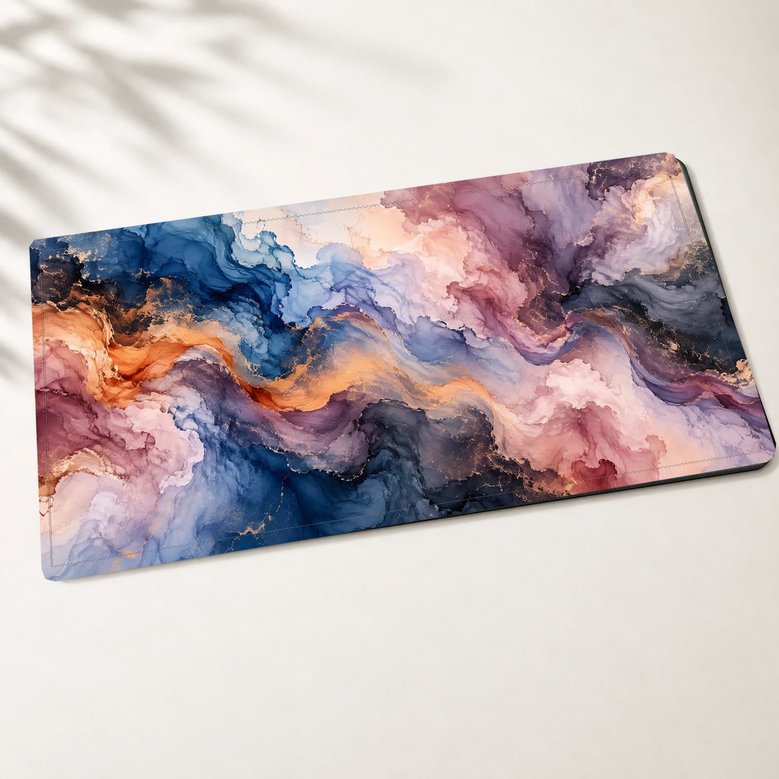 Cobalt Nebula Desk Mat