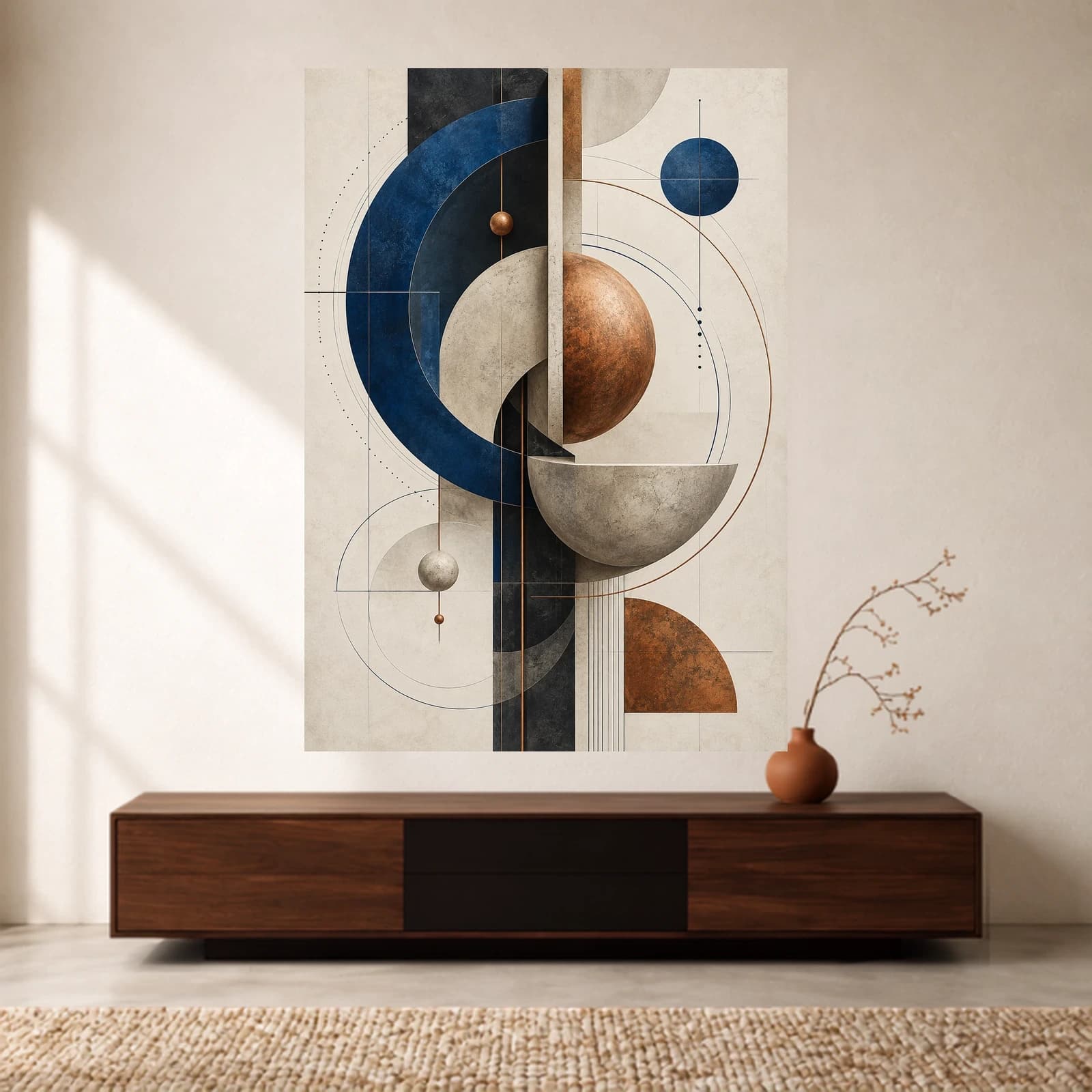 Bauhaus Orbit paper print
