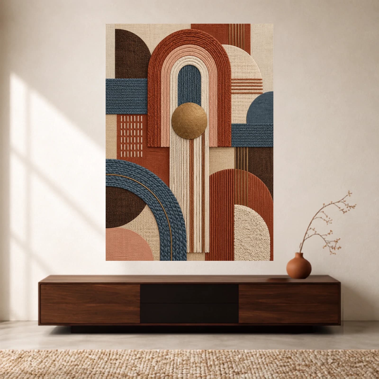 Boho Arch Tapestry paper print