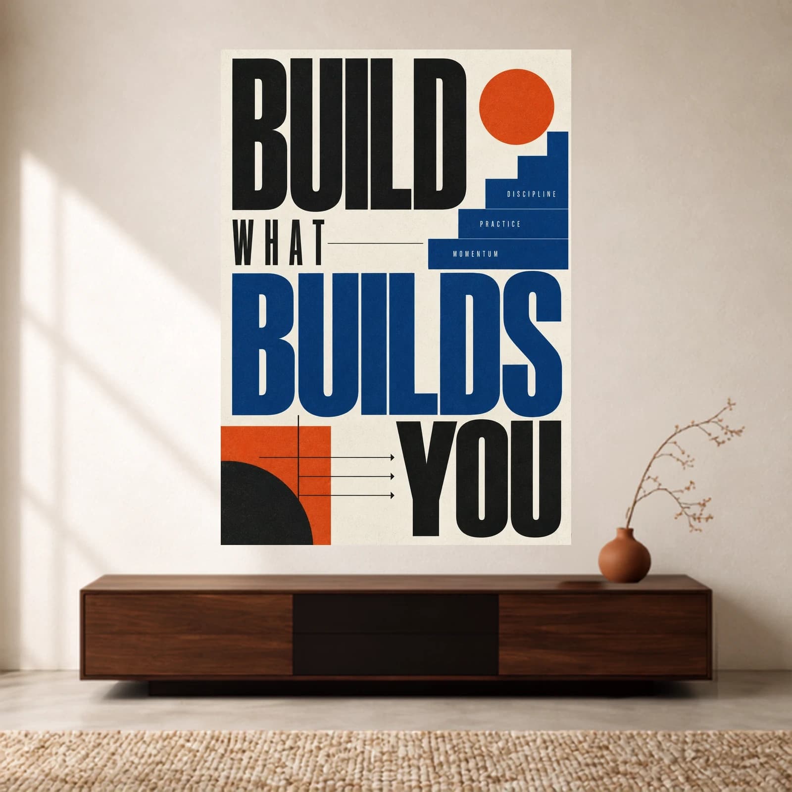 Build What Builds You paper print