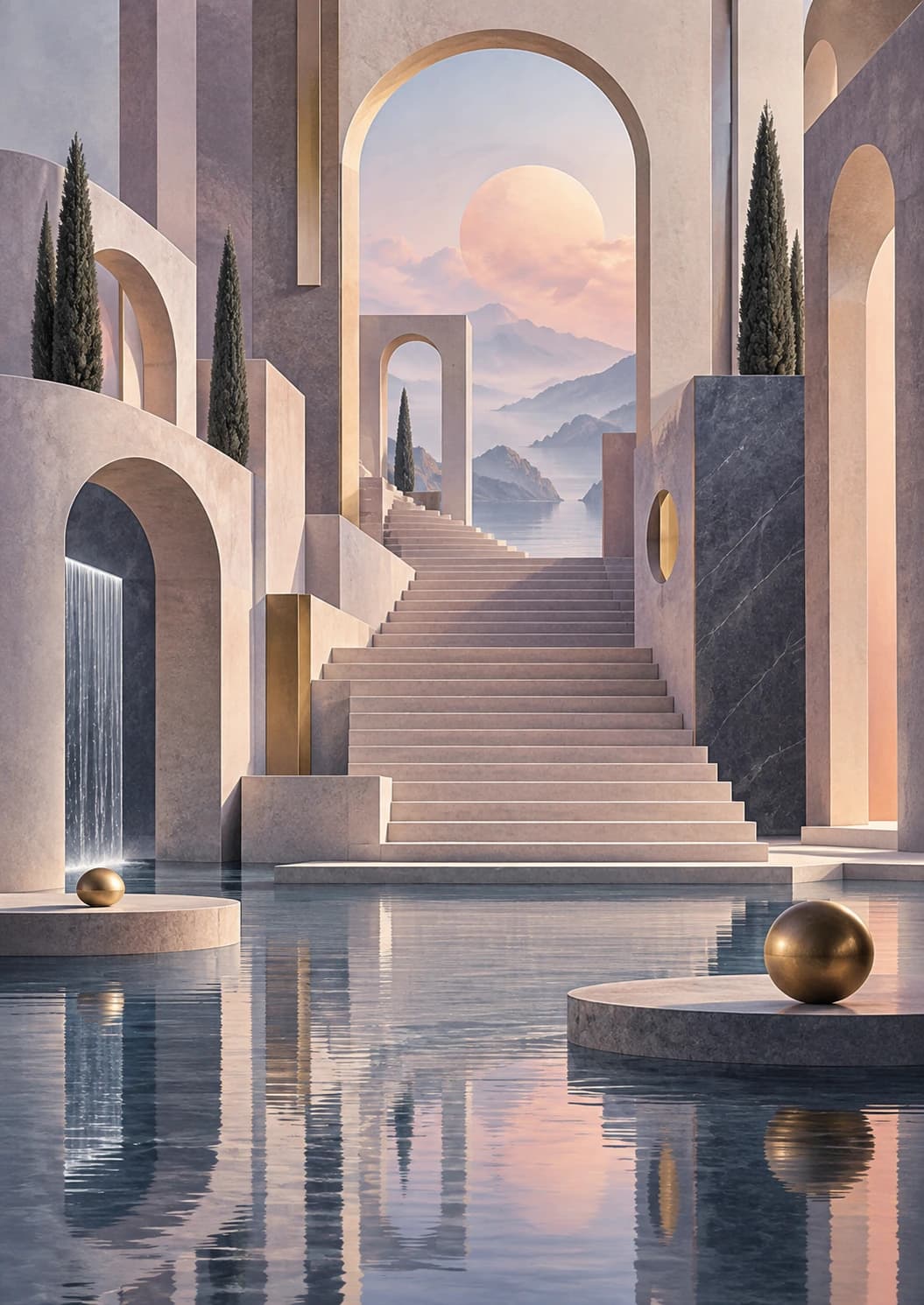 Courtyard Reflections