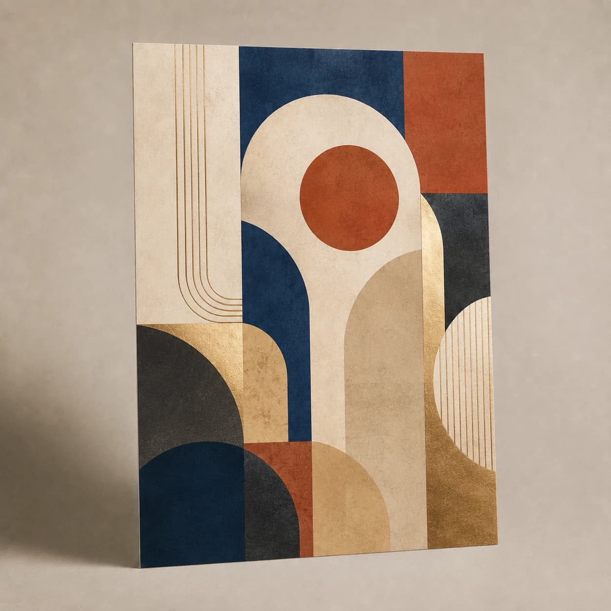 Deco Arches paper print