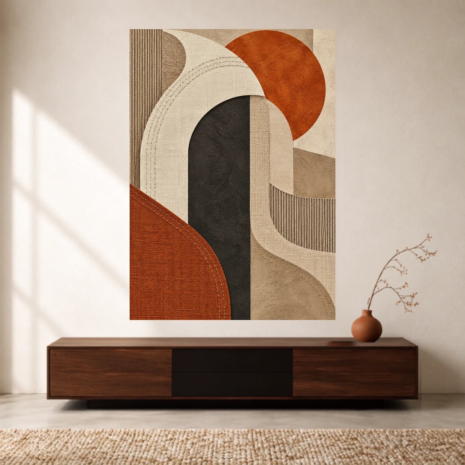 Earth-Tone Arch paper print