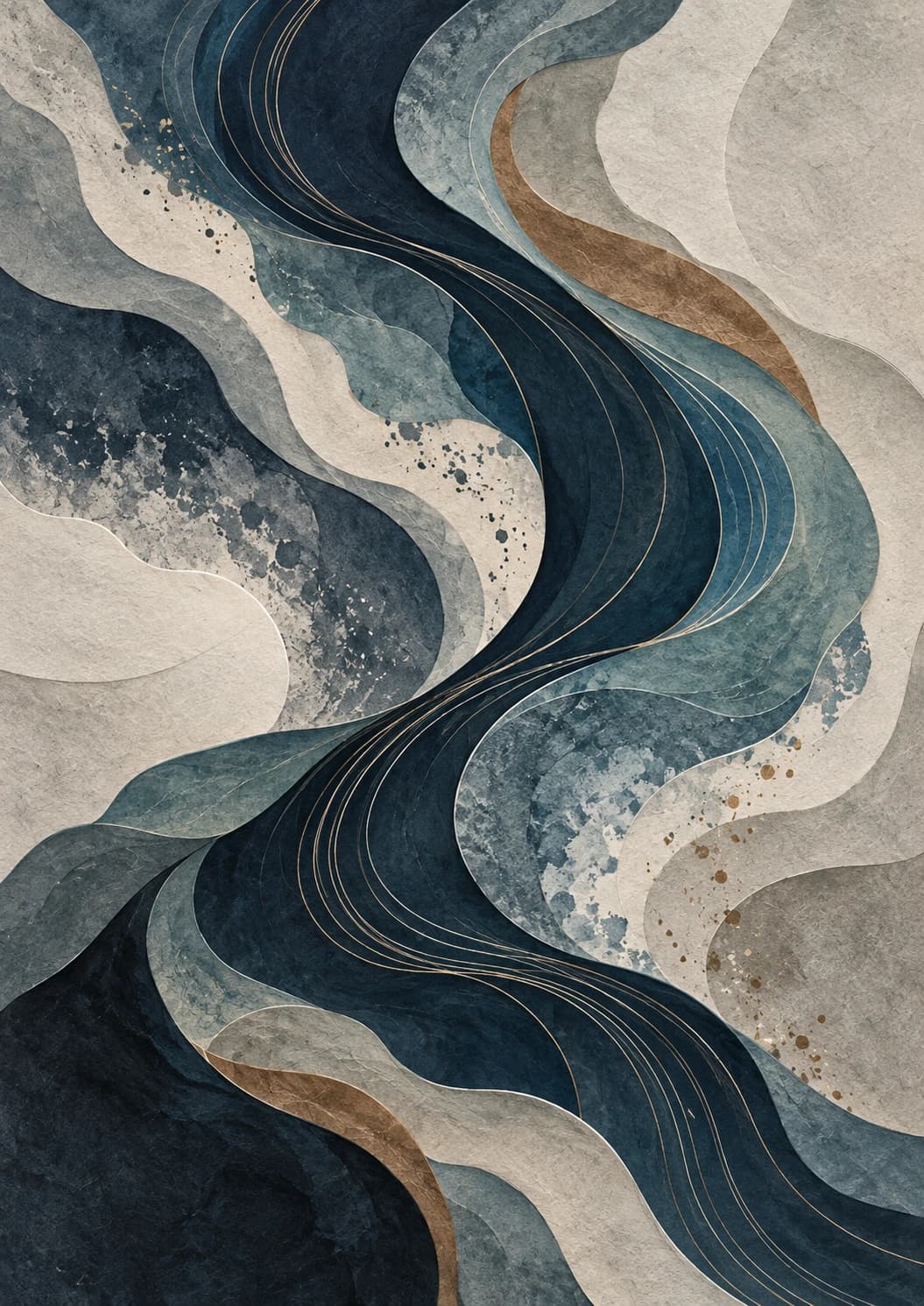 Indigo Wave Layers