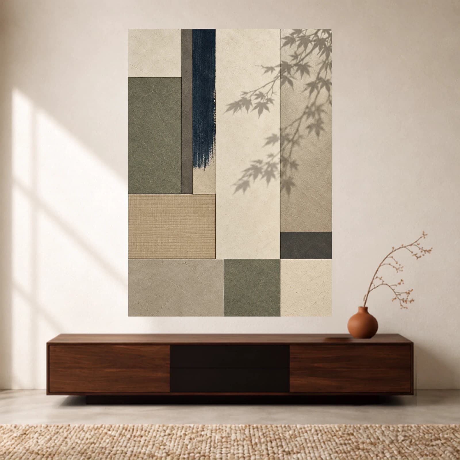 Maple Shadow Panels paper print