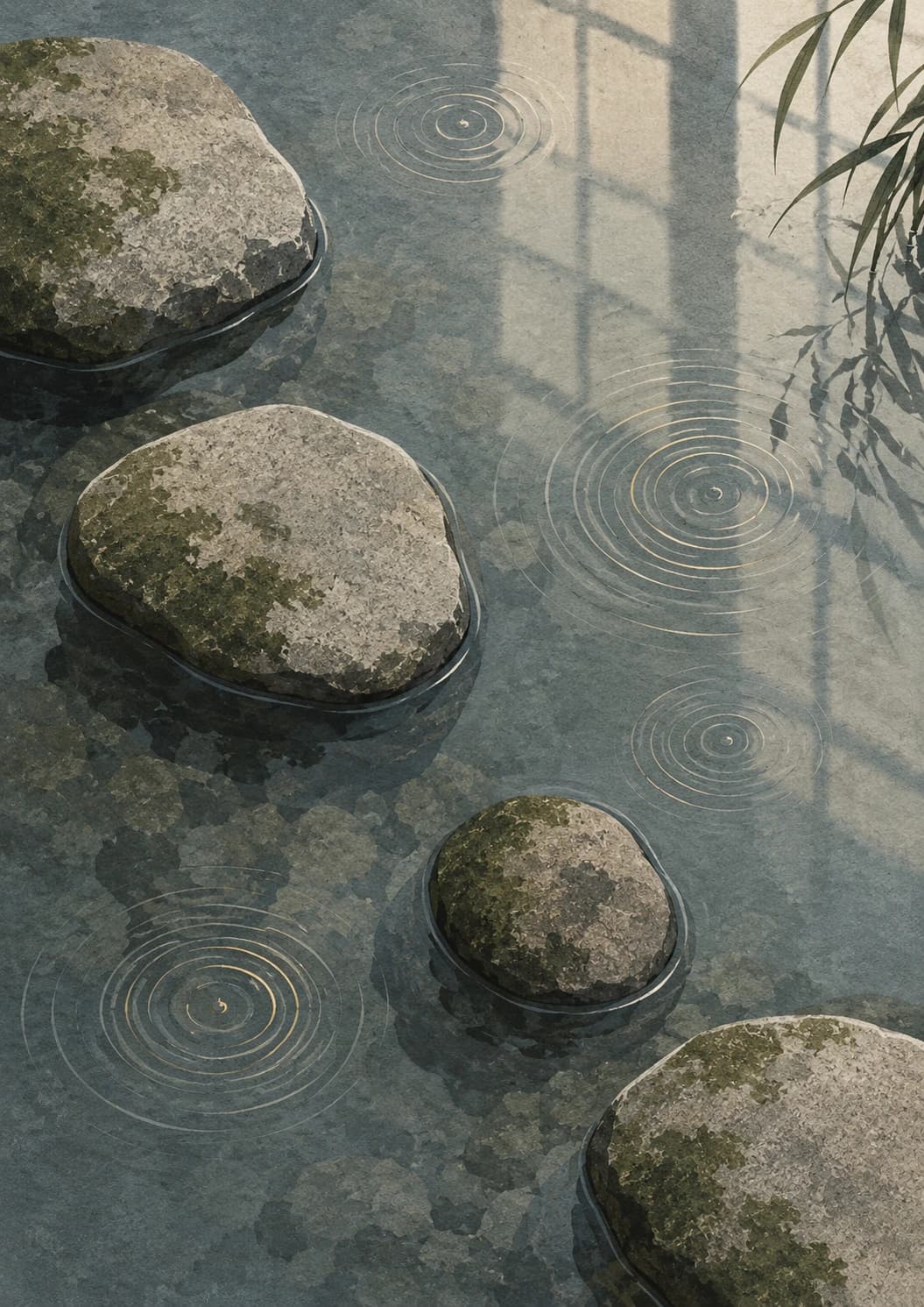 Mossy Stepping Stones
