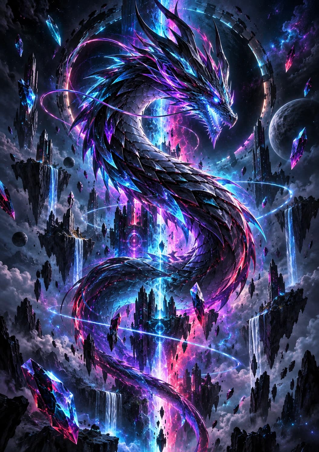 Neon Void Dragon