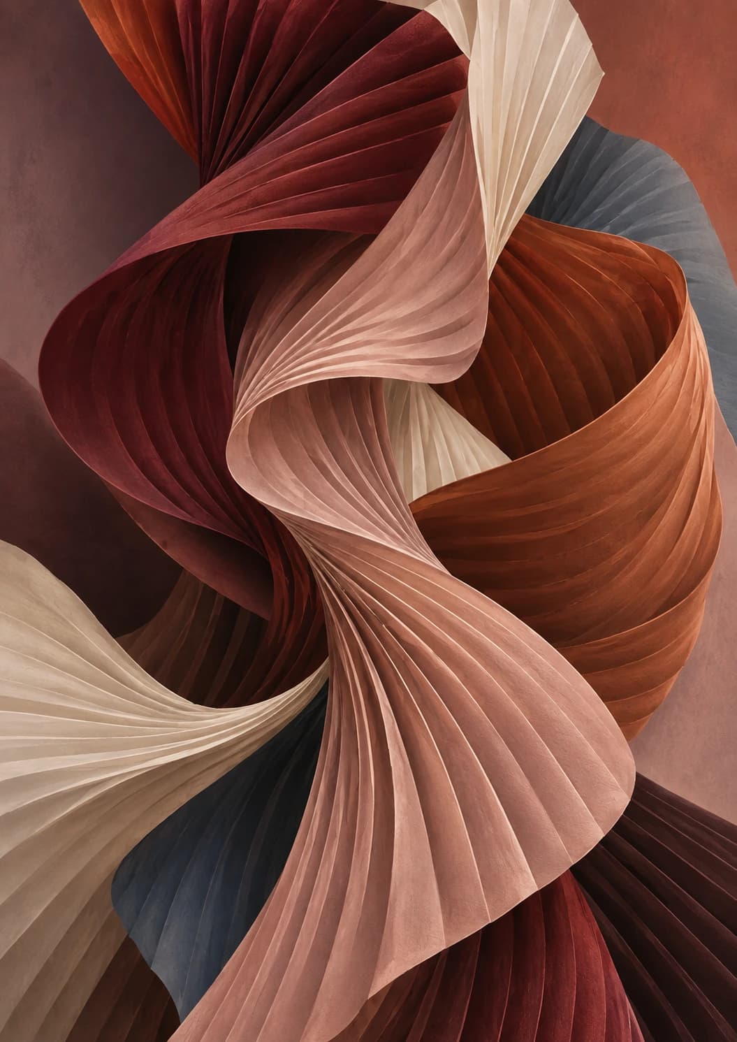 Pleated Ribbons
