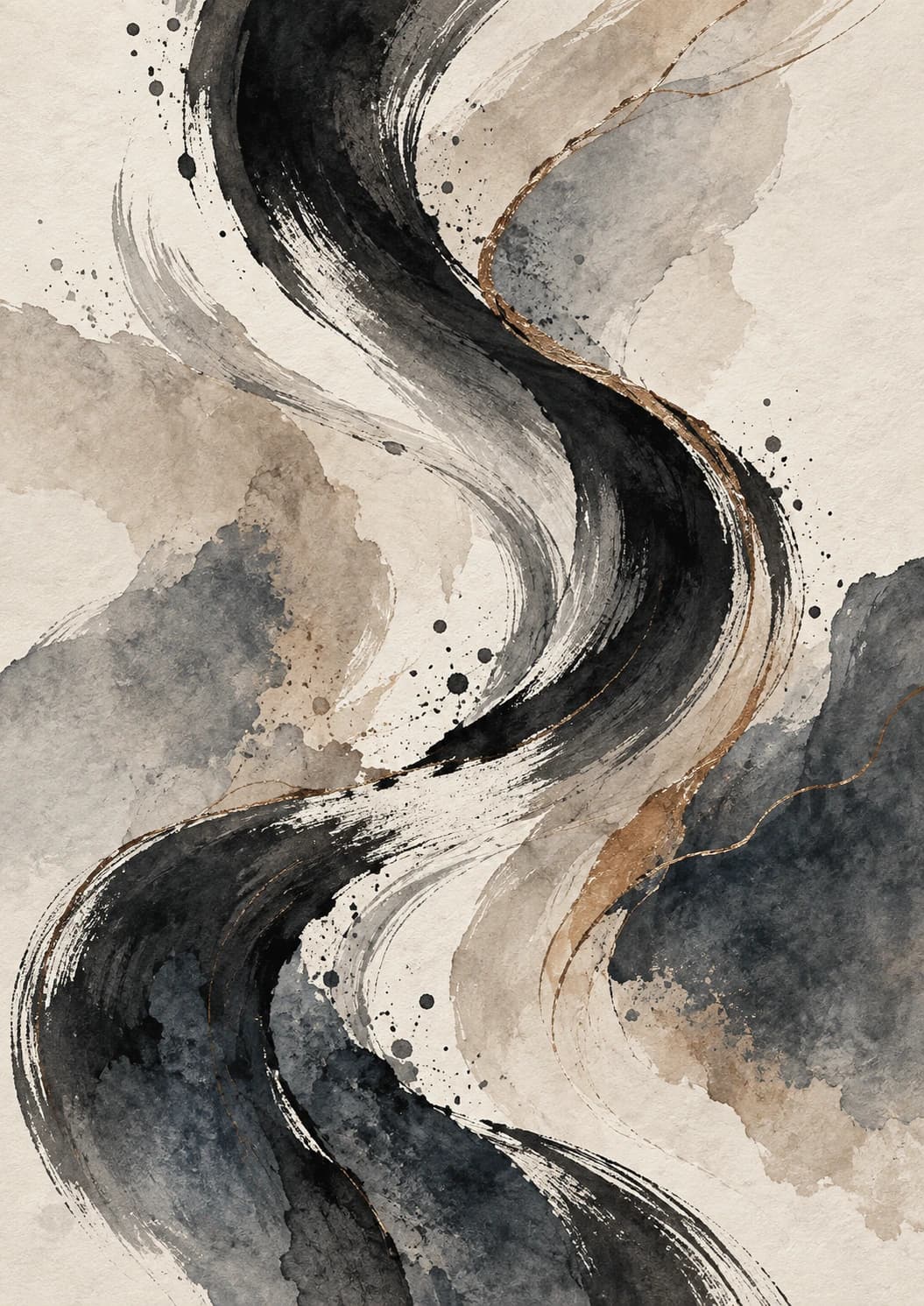 Sumi Wave Ink