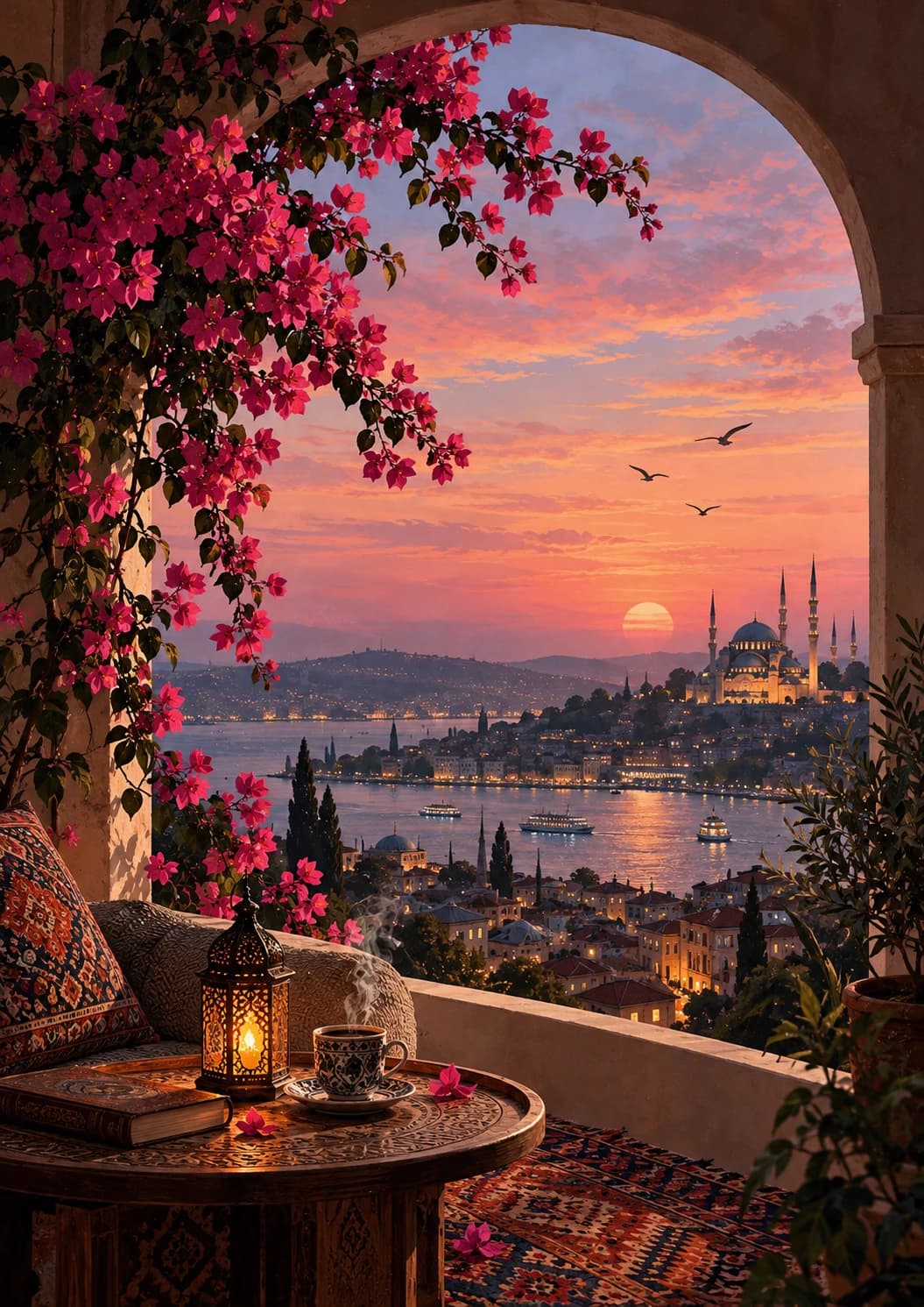 Terrace at Dusk