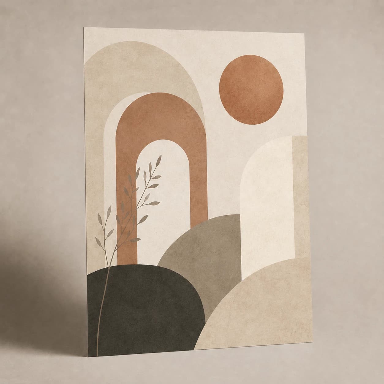 Terracotta Arches paper print