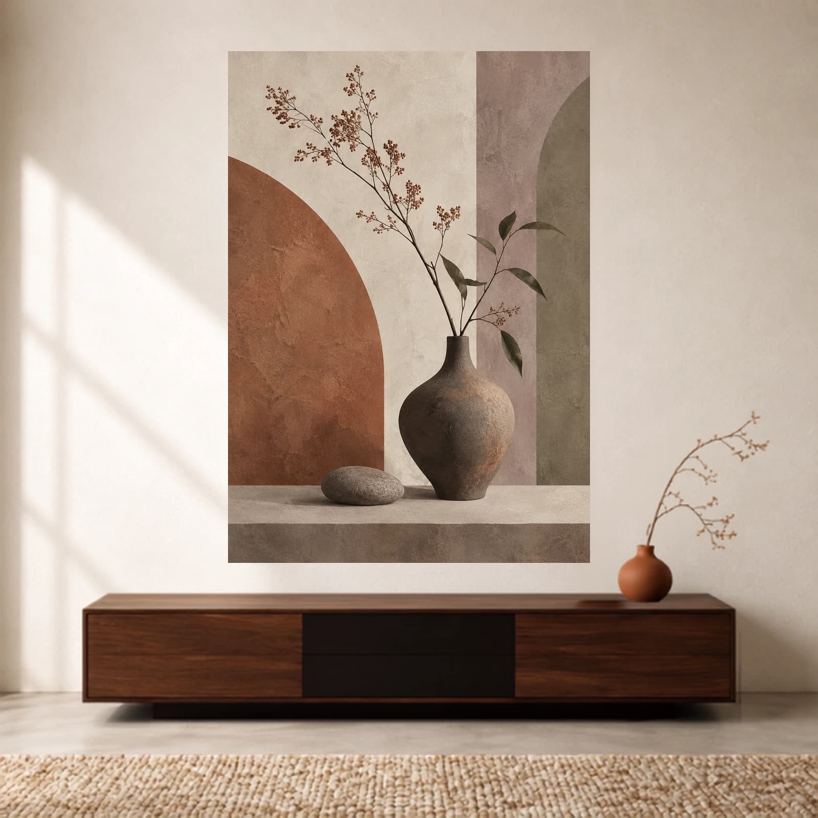 Wabi-Sabi Vase paper print