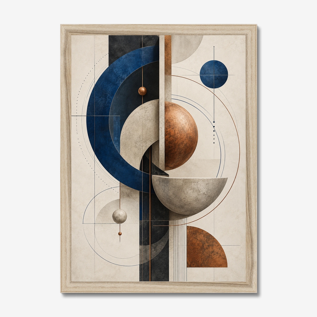 Bauhaus Orbit in a Natural Classic frame; A3 digital catalogue render